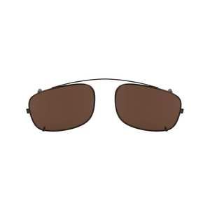 Flexon 610 CLIP ON Eyeglasses Coffee 218 55mm